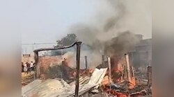 बगहा में भीषण अग्निकांड, बिजली के शॉर्ट सर्किट से 4 घर जलकर राख, लाखों का नुकसान