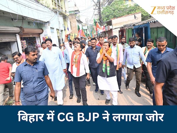 नितिन नवीन के प्रचार में जुटे छत्तीसगढ़ भाजपा के नेता 