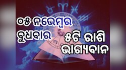 Lucky Zodiac Sign: ୫ ନଭେମ୍ବରରେ ସିଦ୍ଧି ଯୋଗ, ୫ ରାଶିର ଭାଗ୍ୟ ଉଜ୍ୱଳ