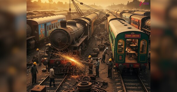 indian railways old train engines and coaches reuse from scrap to new ...
