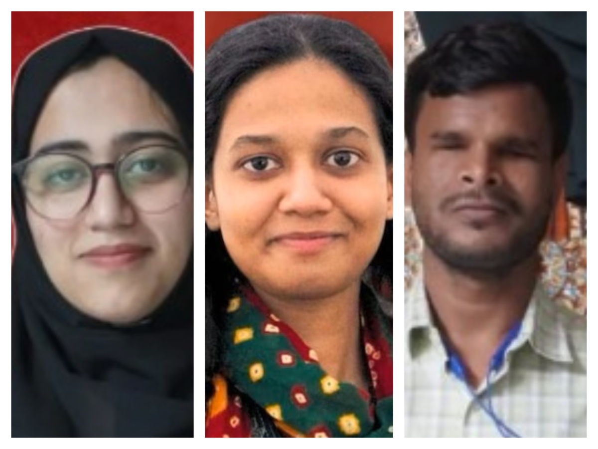 हफ़सा बुखारी, दानिश अली और असलम हफ़सा बुखारी, दानिश अली और असलम