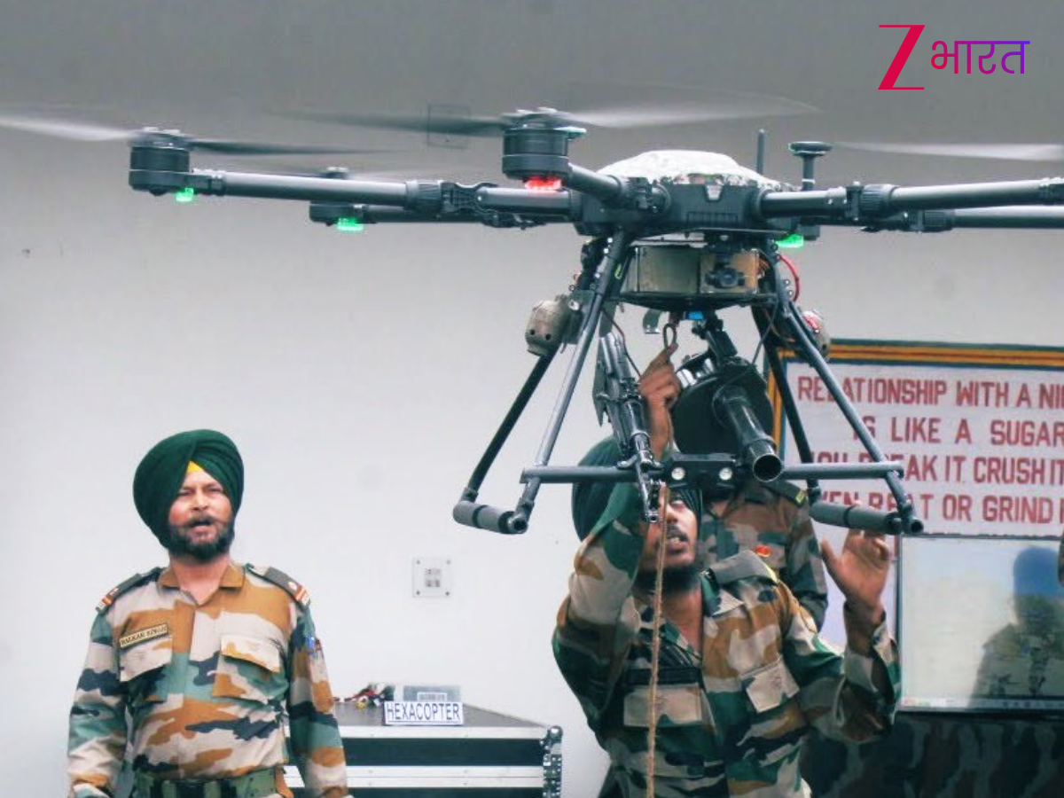Hexacopter Drone सेना के जवान की तरह चलाता है असॉल्ट राइफल, जंग के मैदान में कांपेंगे दुश्मन