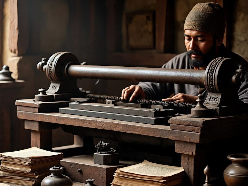 लखनऊ में खोला छापाखाना 