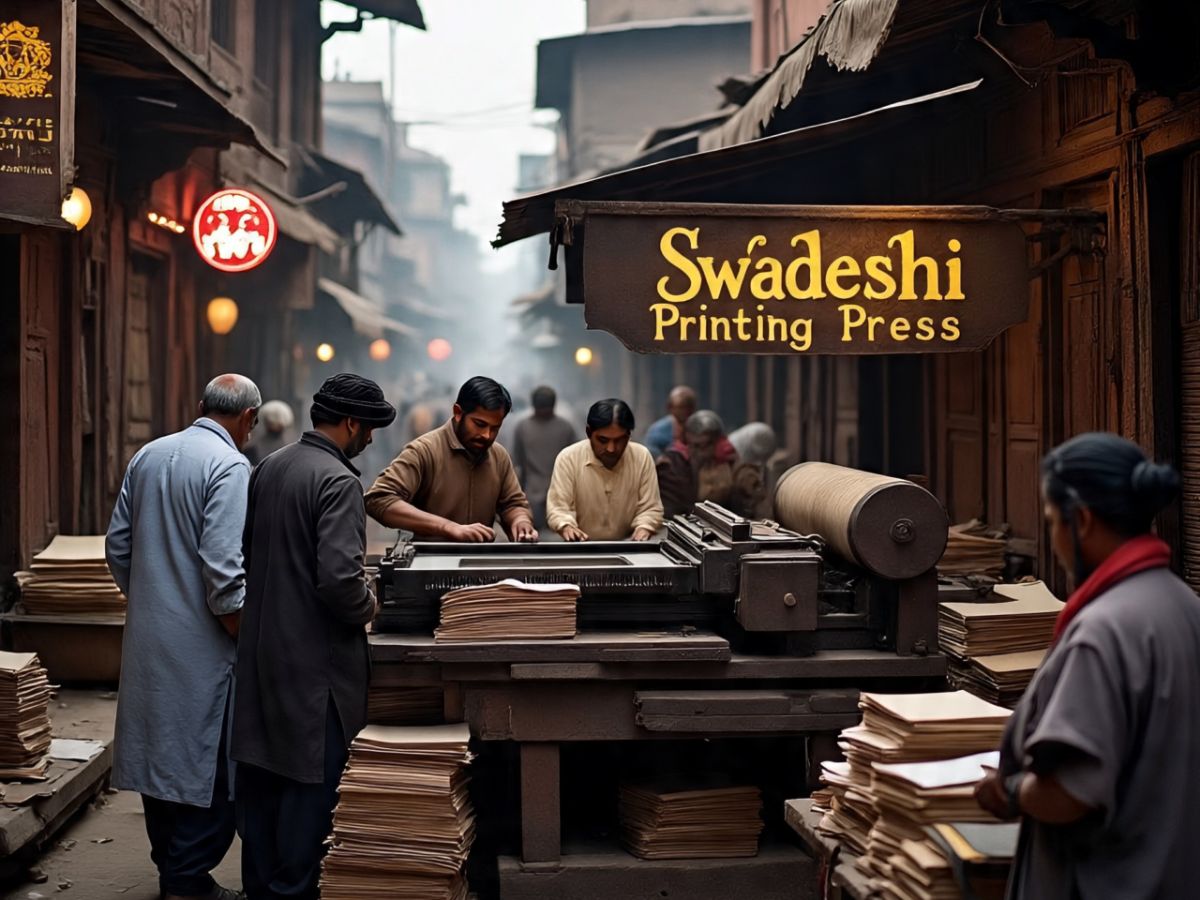 भारत का पहला स्वदेशी प्रिंटिंग प्रेस?