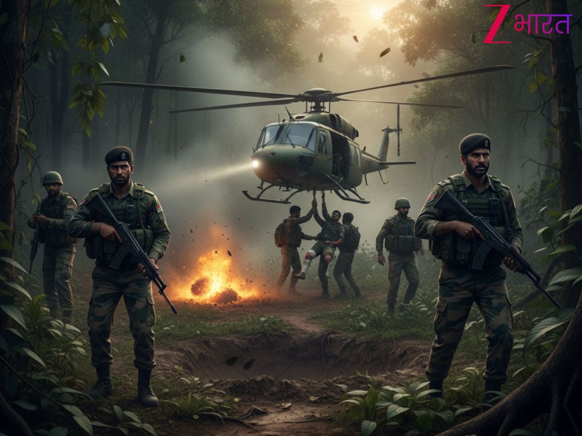 सुकमा में नक्सलियों के लगाए IED धमाके में CRPF जवान घायल, हेलिकॉप्टर से किया गया एयरलिफ्ट; इलाके में सर्च ऑपरेशन जारी!