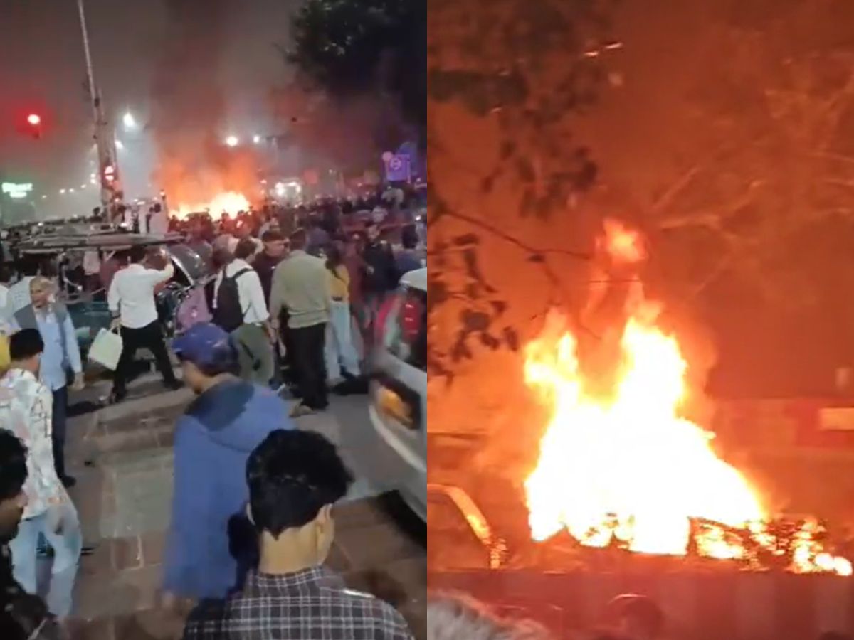 पहले लगा बिल्डिंग गिरी है लेकिन बाद में पता चला कि धमाका है