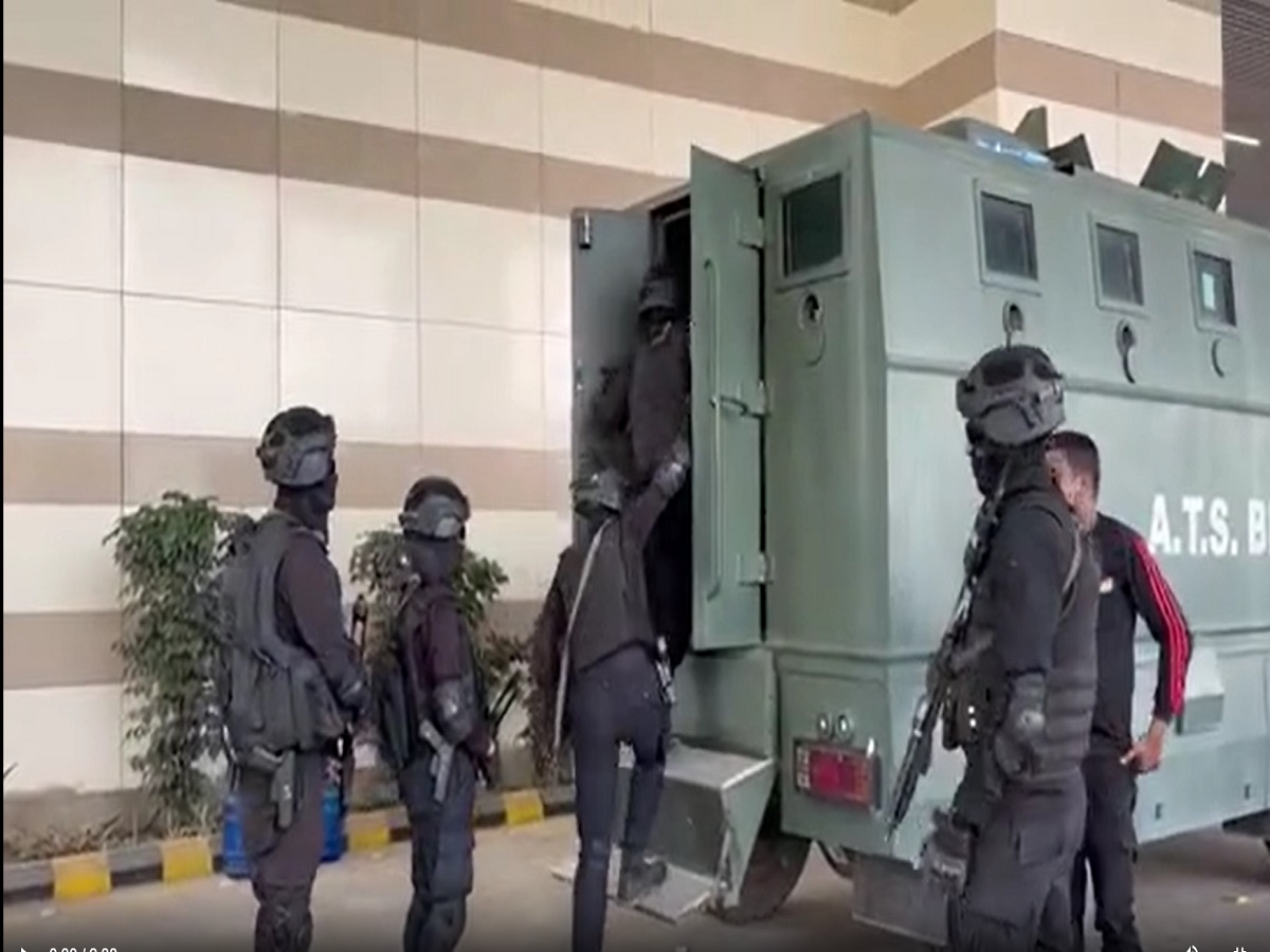 Ats Commando Security tightened at Patna airport after Delhi blast ATS commandos ...