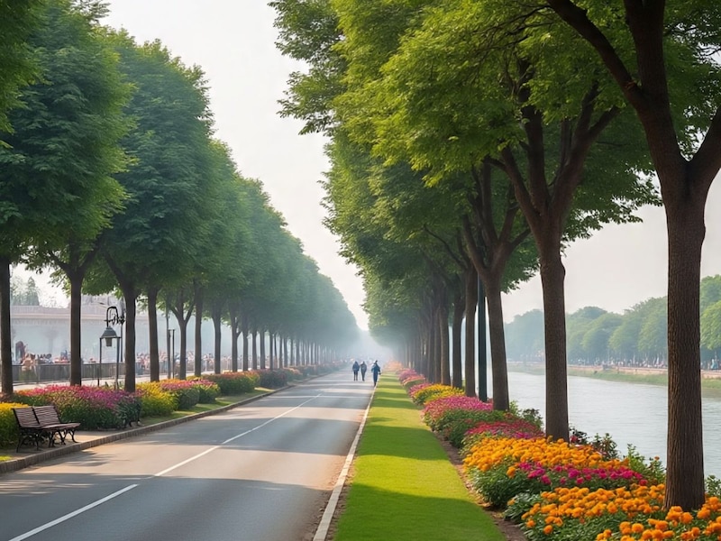 हरित सौंदर्य और नदी तट का कायाकल्प
