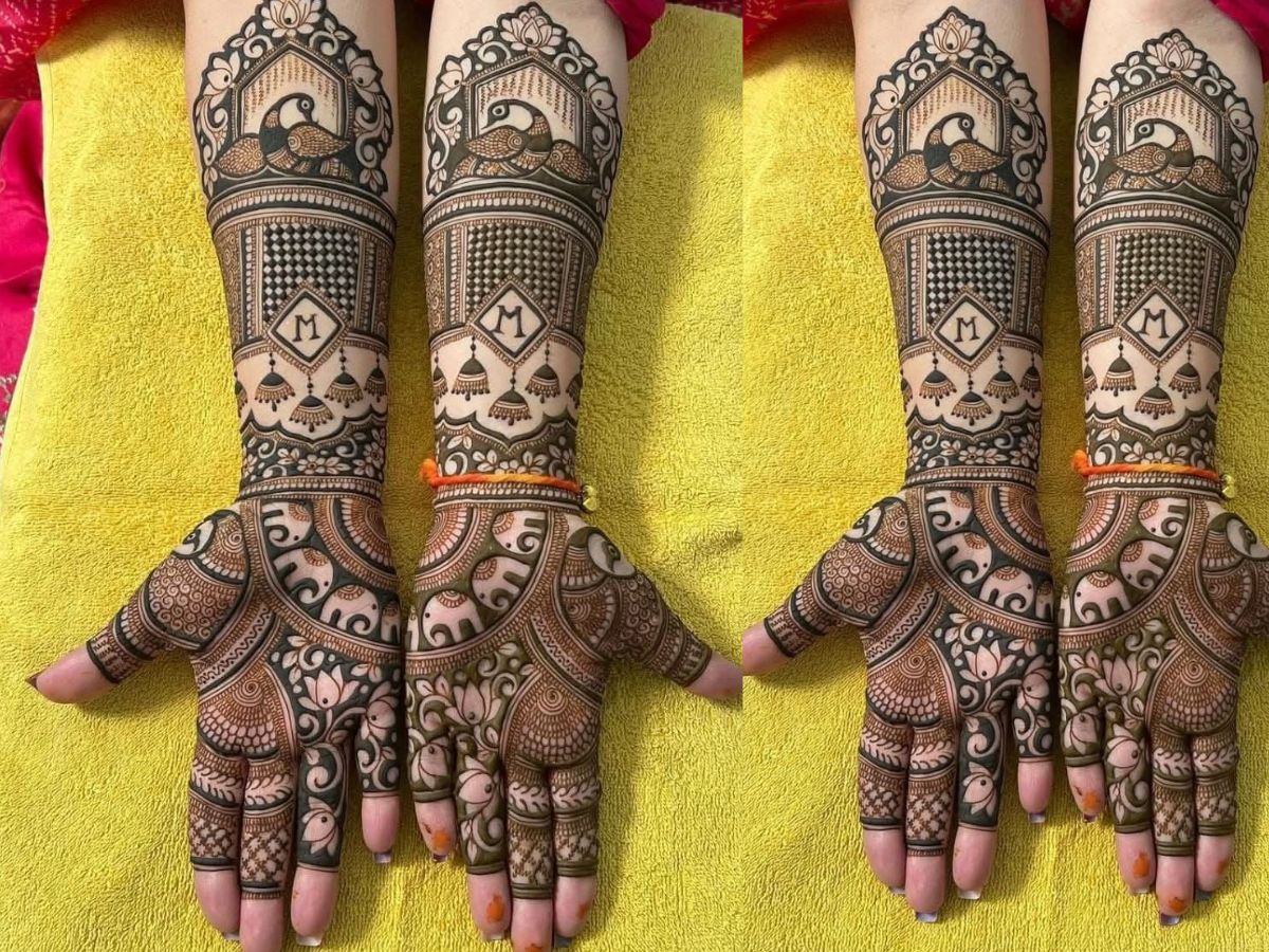 झूमर मेहंदी डिजाइन-2