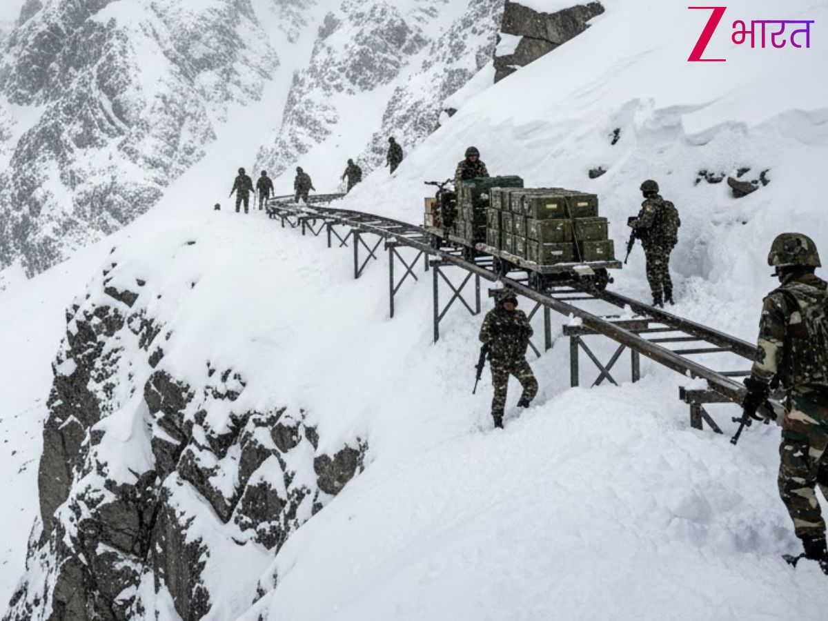 राशन, गोला-बारूद... 16,000 फीट की ऊंचाई पर जाने के लिए भारतीय सेना की हाई-एल्टीट्यूड मोनो रेल तैयार, चीन पर निगरानी आसान