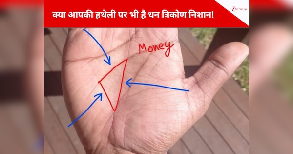 Millionaire Palmistry money triangle Dhan trikon On palm know meaning ...