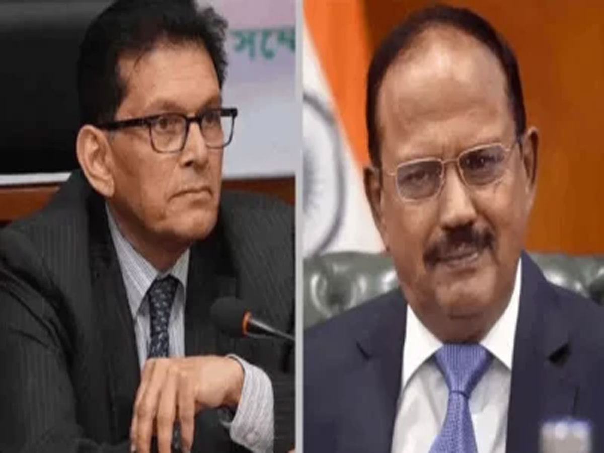 बांग्लादेश NSA रहमान की अजित डोभाल से मुलाकात, सुरक्षा रिश्तों में बड़ा मोड़ बांग्लादेश NSA रहमान की अजित डोभाल से मुलाकात, सुरक्षा रिश्तों में बड़ा मोड़