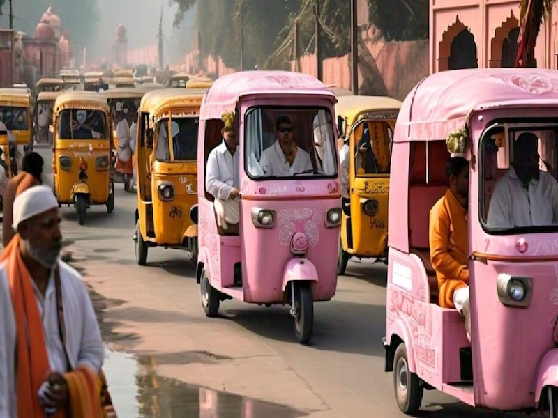 pink auto rickshaws will also run agra fourth city of up after ...