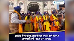 ਸ੍ਰੀਨਗਰ ਤੋਂ ਅਰੰਭ ਹੋਏ ਨਗਰ ਕੀਰਤਨ ਦਾ ਜੰਮੂ ਦੀ ਸੰਗਤ ਵਲੋਂ ਖ਼ਾਲਸਾਈ ਜਾਹੋ-ਜਲਾਲ ਨਾਲ ਸਵਾਗਤ