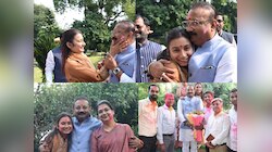 शपथ ग्रहण में पिता को दोबारा मंत्री बनते देख भावुक हुईं शांभवी चौधरी