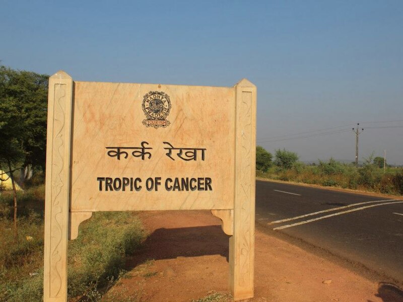 madhya pradesh districts tropic of cancer does not pass through kark ...