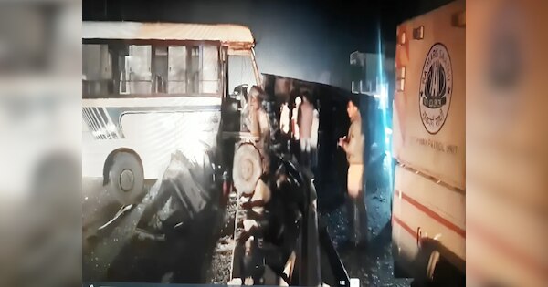 deadly national highway crash in bulandshahr one killed 10 injured ...