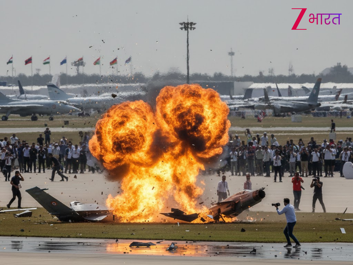 तेजस एयरक्राफ्ट के साथ हवाई हादसा! दुबई एयर-शो में हुआ क्रैश; घटनास्थल से उड़ा धूल और धुएं का गुबार