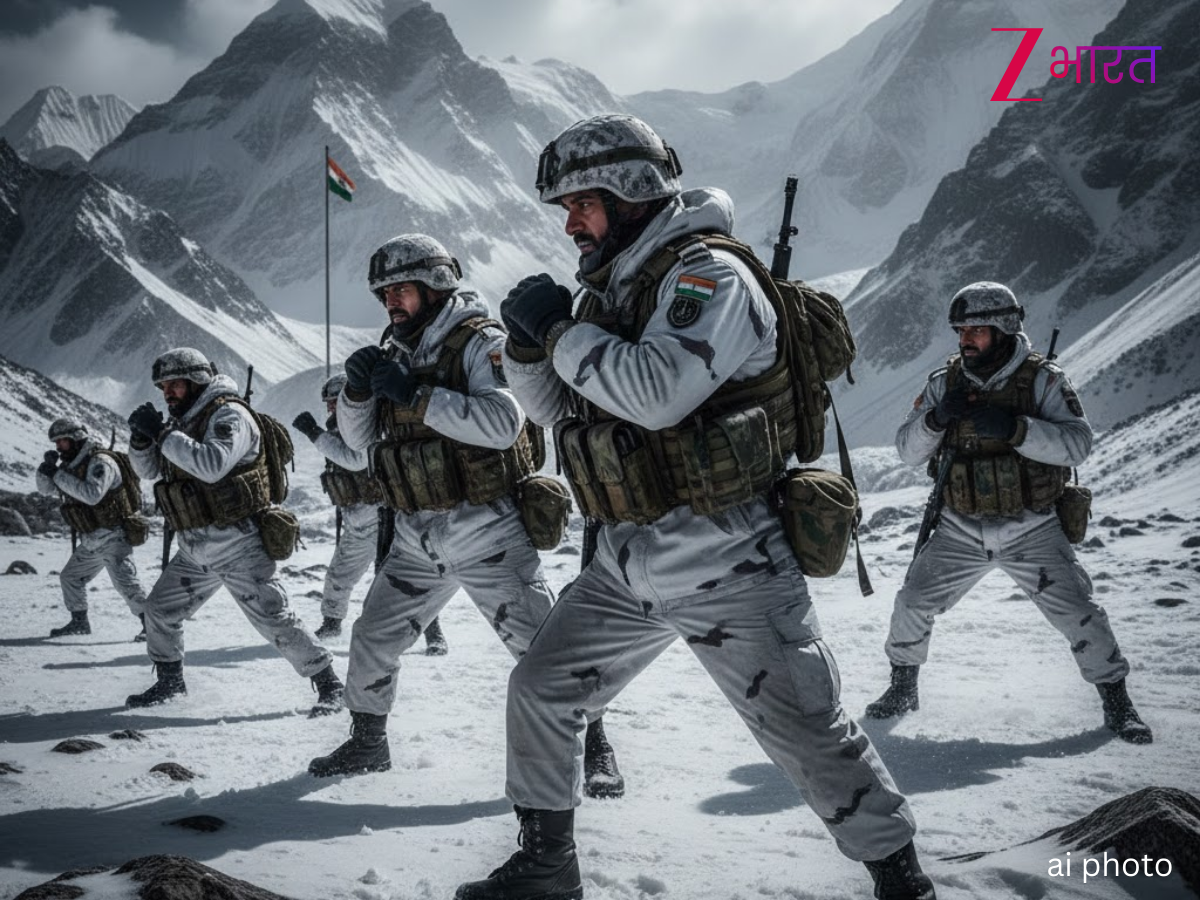 14000 फीट पर इंडियन आर्मी ने दिखाया बाहुबल, AMAR ट्रेनिंग से फौलादी हो रहे सेना के जवान; बिना हथियार जंग की तैयारी