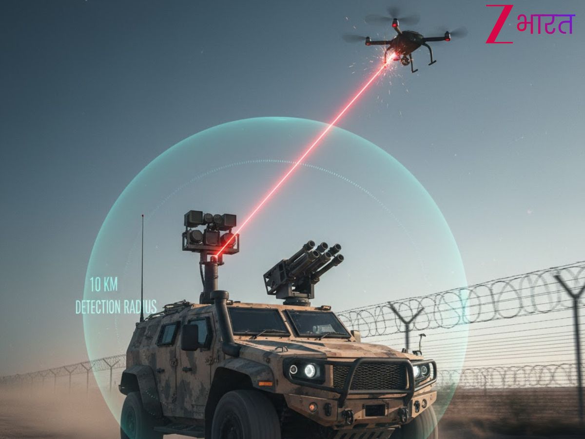 भारत का पहला AI-मोबाइल एंटी-ड्रोन व्हीकल Indrajaal Range लॉन्च! अब ड्रोन स्मगलिंग का खेल होगा खत्म!