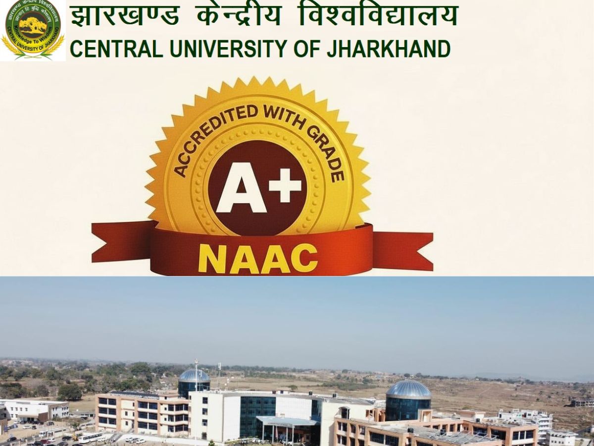 Cuj Lab CUJ becomes Jharkhand first university earn NAAC Review A+ grade | CUJ ...
