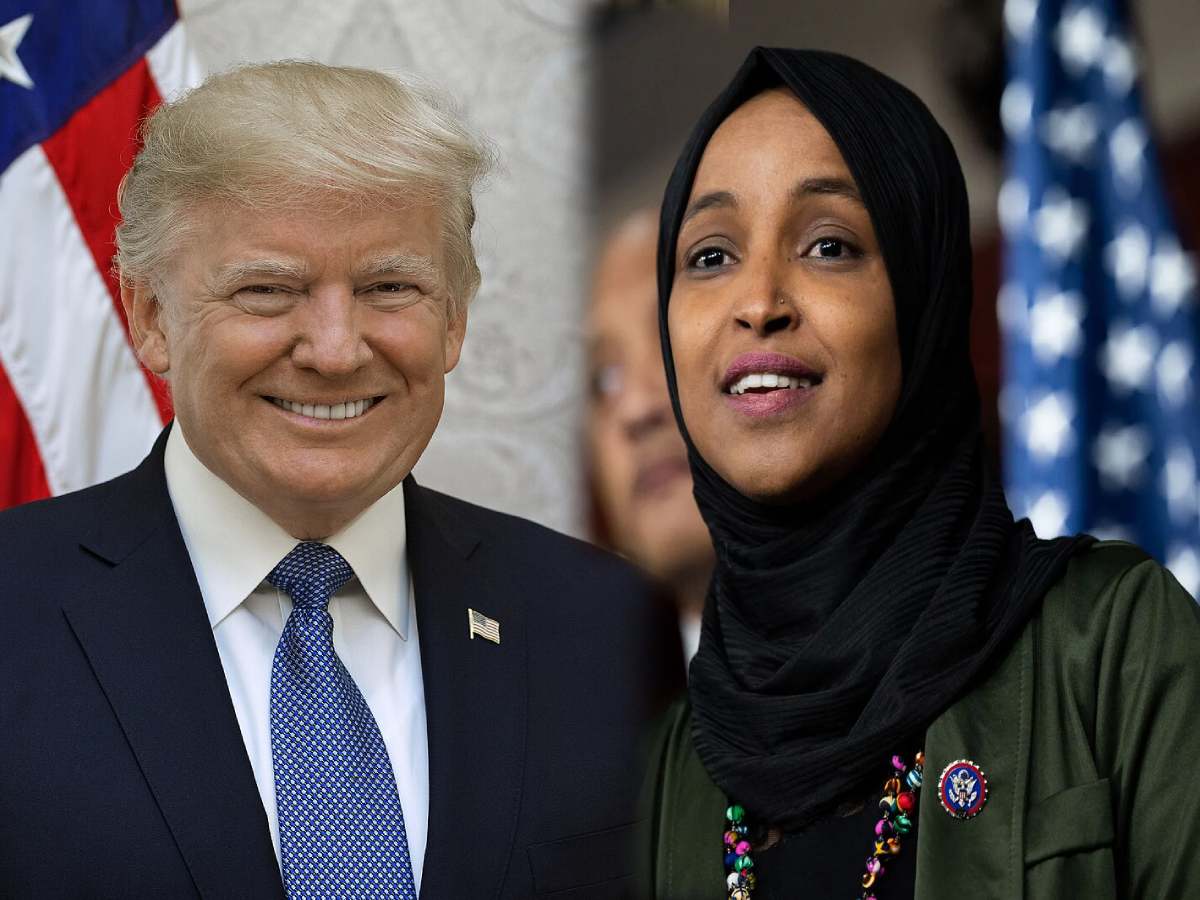 Hijab में लिपटी रहती है, भाई से की शादी; इलहान उमर पर डोनाल्ड ट्रंप का बड़ा बयान Hijab में लिपटी रहती है, भाई से की शादी; इलहान उमर पर डोनाल्ड ट्रंप का बड़ा बयान