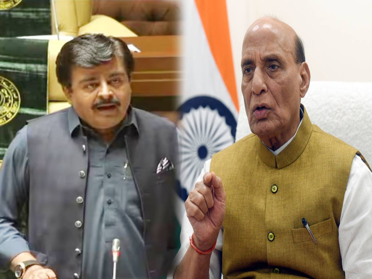 राजनाथ सिंह के बयान पर बौखलाया पाकिस्तान, सैयद सरदार अली ने हरियाणा, गुजरात और राजस्थान पर ठोका दावा राजनाथ सिंह के बयान पर बौखलाया पाकिस्तान, सैयद सरदार अली ने हरियाणा, गुजरात और राजस्थान पर ठोका दावा
