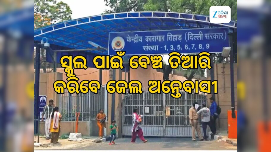 Tihar Jail inmates: ସ୍କୁଲ ପାଇଁ ବେଞ୍ଚ ତିଆରି କରିବେ କଏଦୀ !