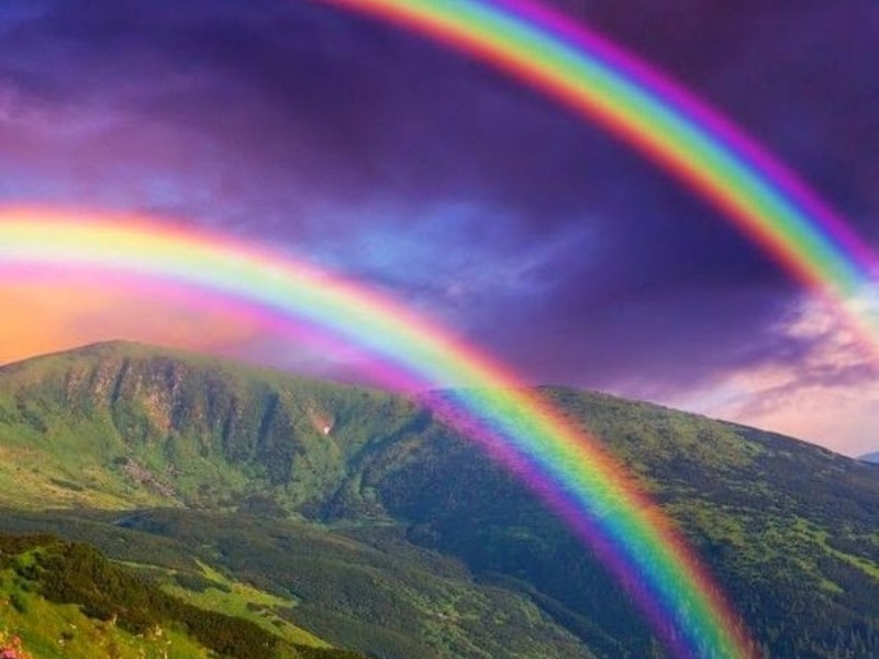 moonbow lunar rainbow meaning rainbow formed by moonlight photo | सिर्फ ...