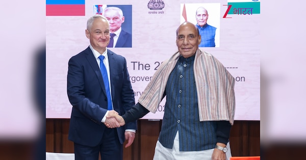 रूस-भारत की हाईलेवल मीटिंग, राजनाथ सिंह और रूसी रक्षा मंत्री के बीच डिफेंस-टेक्नॉलोजी और TOT पर बातचीत