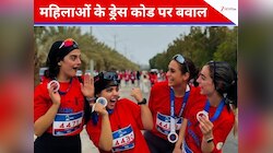 दौड़ो, मगर हिजाब में... बिना दुपट्टे के दौड़ीं महिलाएं, सुलग गई चिंगारी