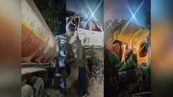 लखनऊ-वाराणसी हाईवे पर बड़ा हादसा, एक टैंकर ने करीब आधा दर्जन वाहनों को रौंद डाला