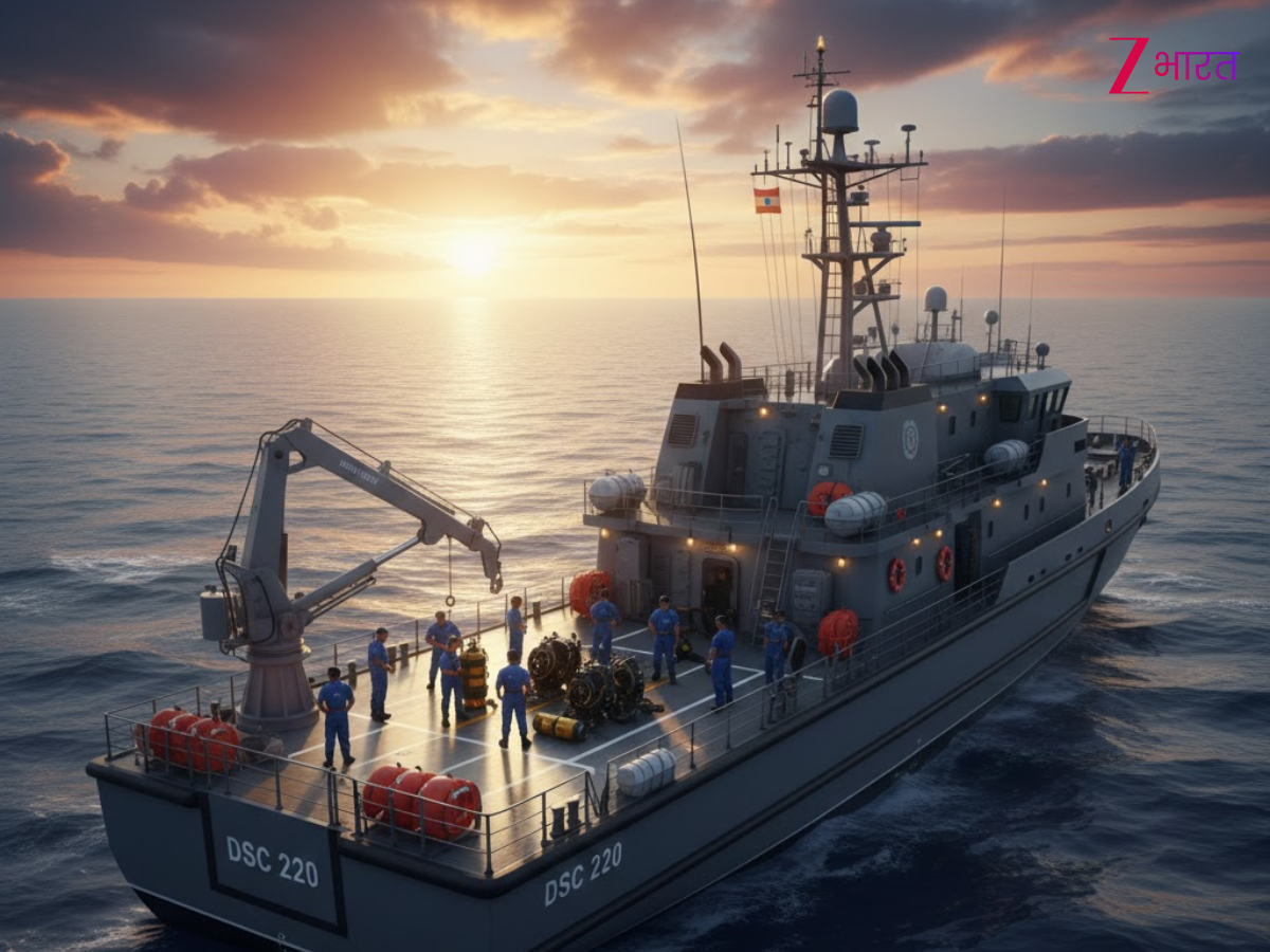 समंदर में भारत का डंका! Indian Navy की ताकत बनेगा 'डाइविंग सपोर्ट क्राफ्ट' DSC A20; विदेशी जहाजों की होगी छुट्टी