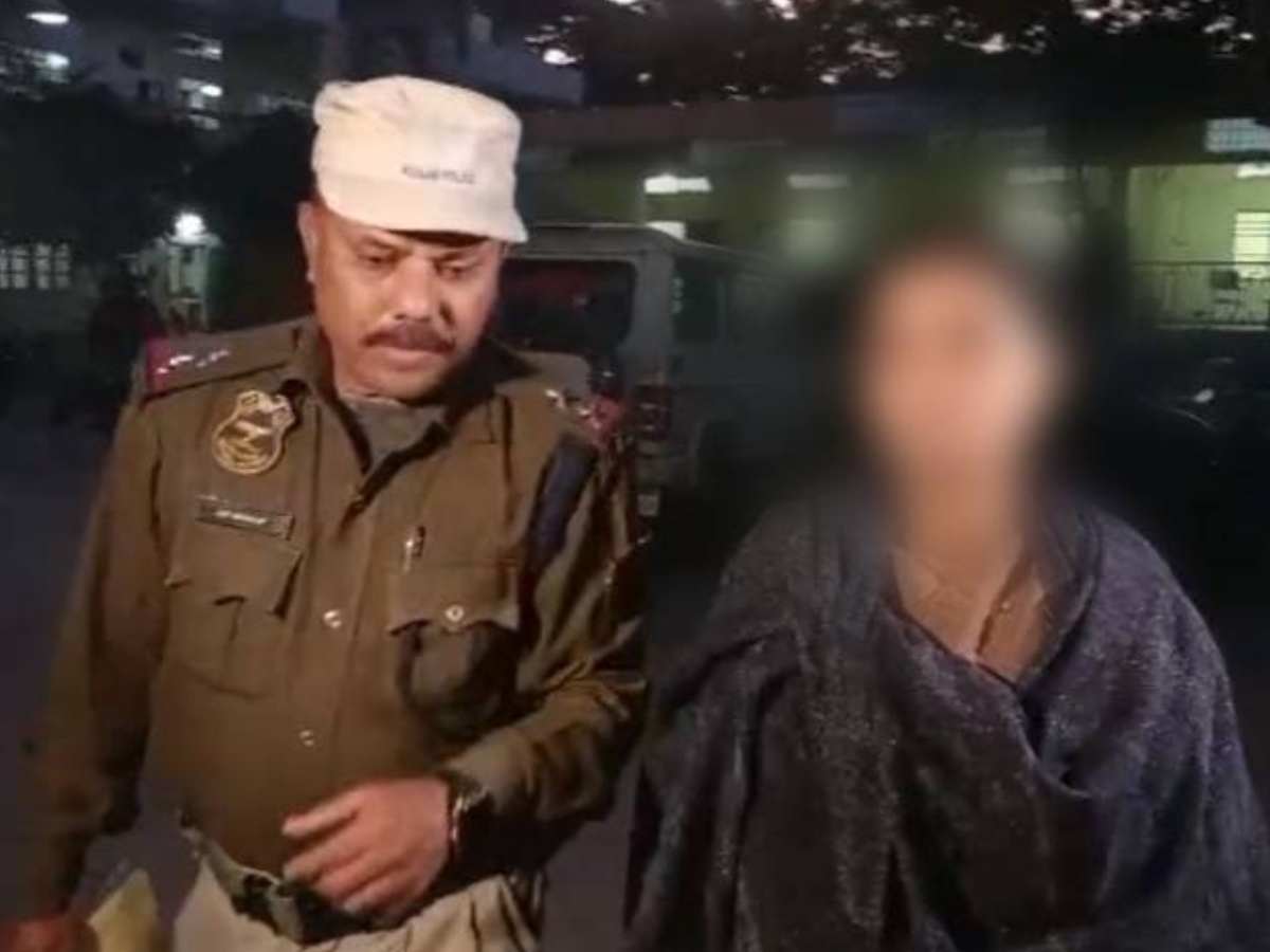 पुलिस की गिरफ्त में कथित आरोपी पुलिस की गिरफ्त में कथित आरोपी