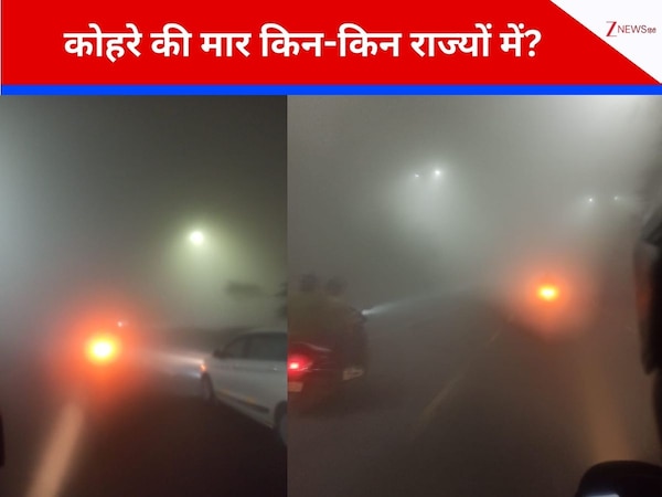 बाप रे बाप इतना भयंकर कोहरा! कड़ाके की ठंड में हेड लाइट-इंडिकेटर जलाकर जिंदगी बचाते रहे लोग, 15, 16 और 17 दिसंबर को कहां मचेगा कोहराम?