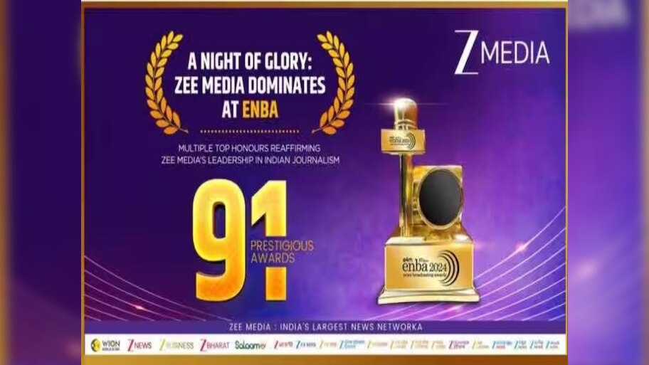 ENBA 2024 अवॉर्ड में Zee के खाते में 91 पुरस्कार; उर्दू में No 1 पर सलाम टीवी