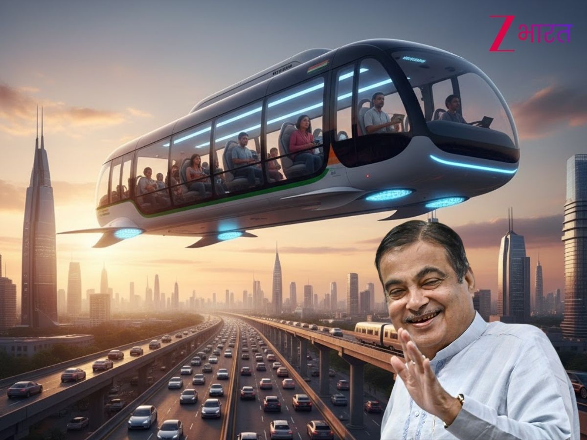 भारत में जल्द आ रही उड़ने वाली बस! नितिन गडकरी का जादुई सॉल्यूशन; खत्म होगा सड़कों से जाम और पॉल्यूशन