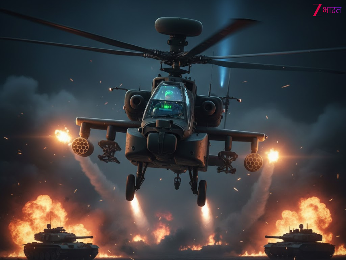 हवा में उड़ता टैंक या जंग का काल? AH-64 अपाचे कहलाता दुनिया का घातक अटैक हेलिकॉप्टर, दुश्मनों पर बरपाता है कहर