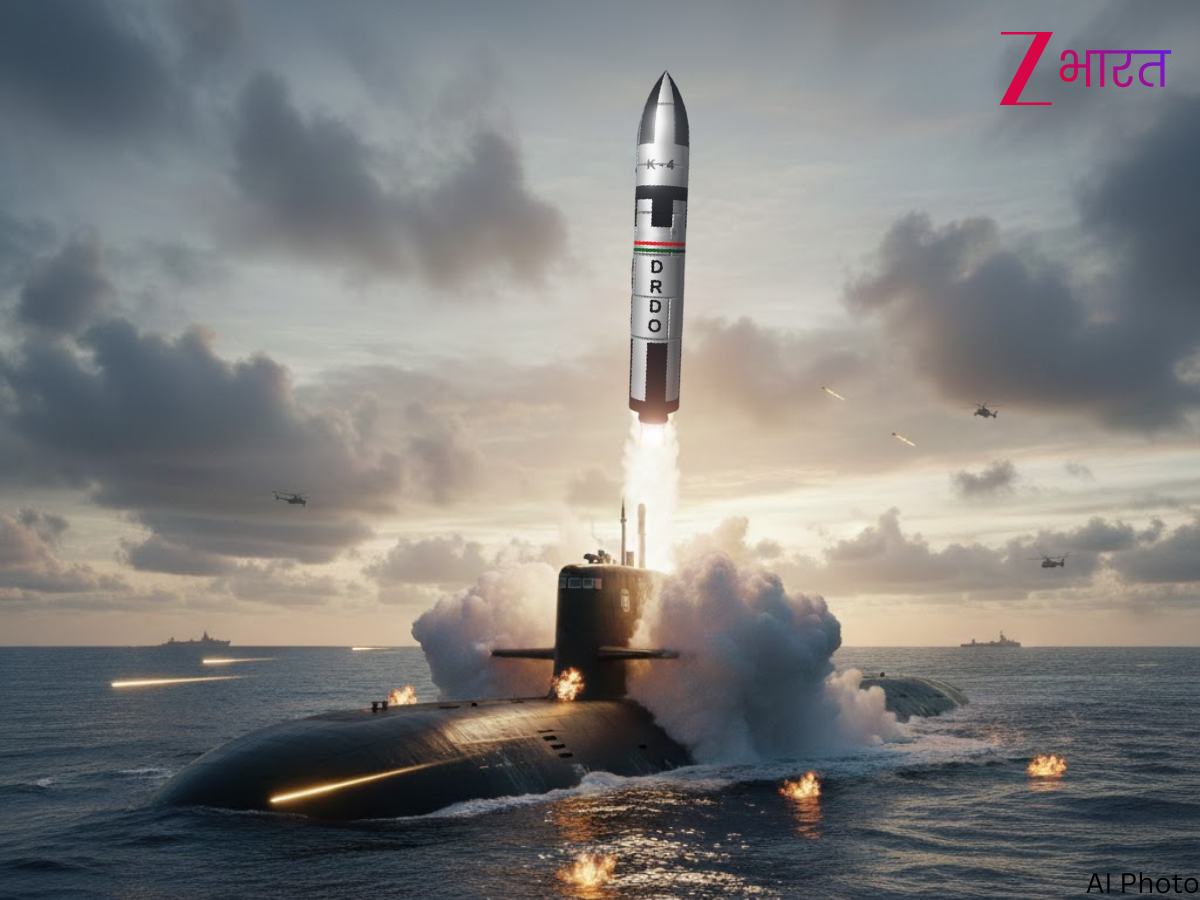 इंडियन नेवी की 'न्यूक्लियर' दहाड़ से कांपा समंदर, INS अरिघात से K-4 SLBM की सफल टेस्टिंग! 3240 KM तक दुश्मन खल्लास