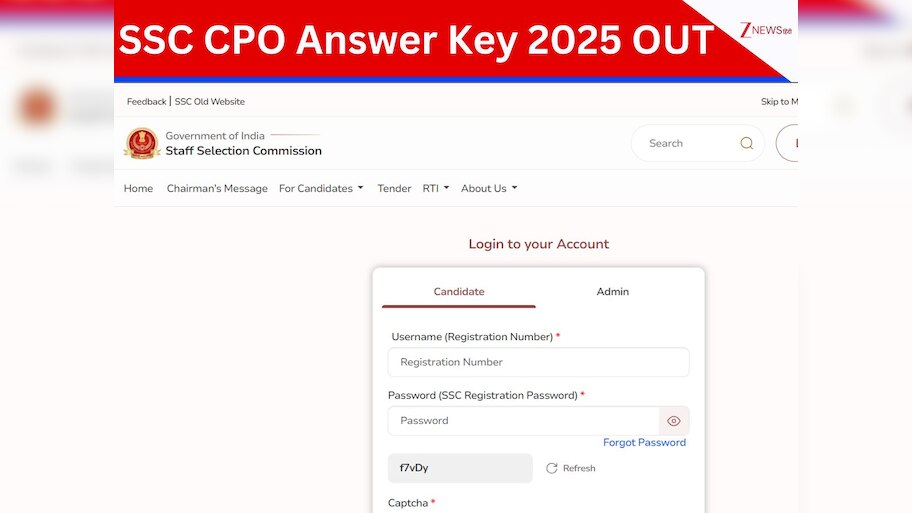 SSC CPO answer key 2025 released on ssc gov in download easily from ...