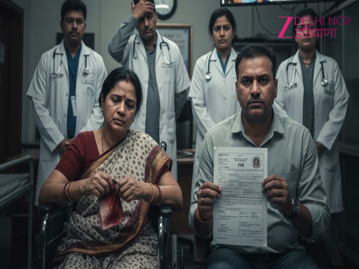 डिलीवरी के दौरान डॉक्टर ने पेट में छोड़ा आधा मीटर कपड़ा, CMO समेत 6 पर FIR