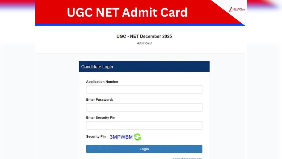 UGC NET December 2025 Admit Card Download Step By Step Process hall ...