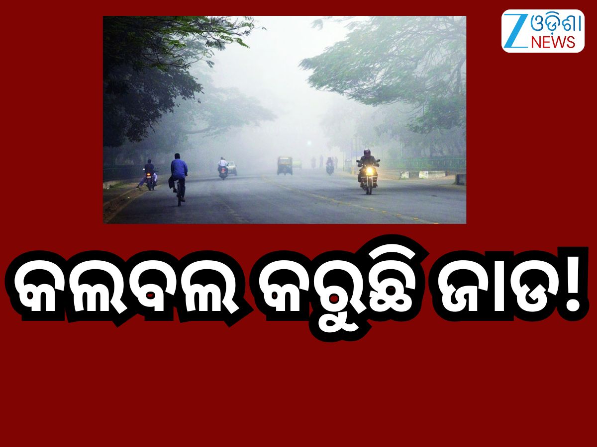 Odisha Weather Report: ରାଜ୍ୟରେ ଜାରି ରହିଛି ଶୀତ ଲହରୀ!ଘନକୁହୁଡ଼ି ନେଇ ଏହିସବୁ ଜିଲ୍ଲାକୁ ଅରେଞ୍ଜ ଆଲର୍ଟ ଜାରି Odisha Weather Report: ରାଜ୍ୟରେ ଜାରି ରହିଛି ଶୀତ ଲହରୀ!ଘନକୁହୁଡ଼ି ନେଇ ଏହିସବୁ ଜିଲ୍ଲାକୁ ଅରେଞ୍ଜ ଆଲର୍ଟ ଜାରି