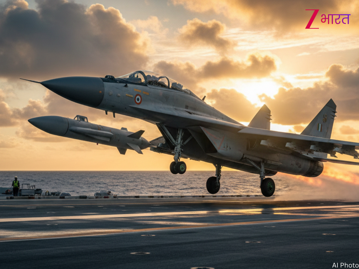 मिग-29K पर चढ़ेगी स्वदेशी NASM-MR मिसाइल! इंडियन नेवी का समुद्री 'शिकारी' INS विक्रांत से करेगा वॉर, पानी में आएगा उबाल