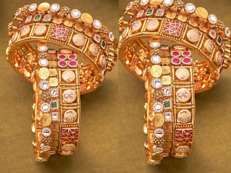 Try these latest Rajwadi bangles designs to wear with suits and sarees ...