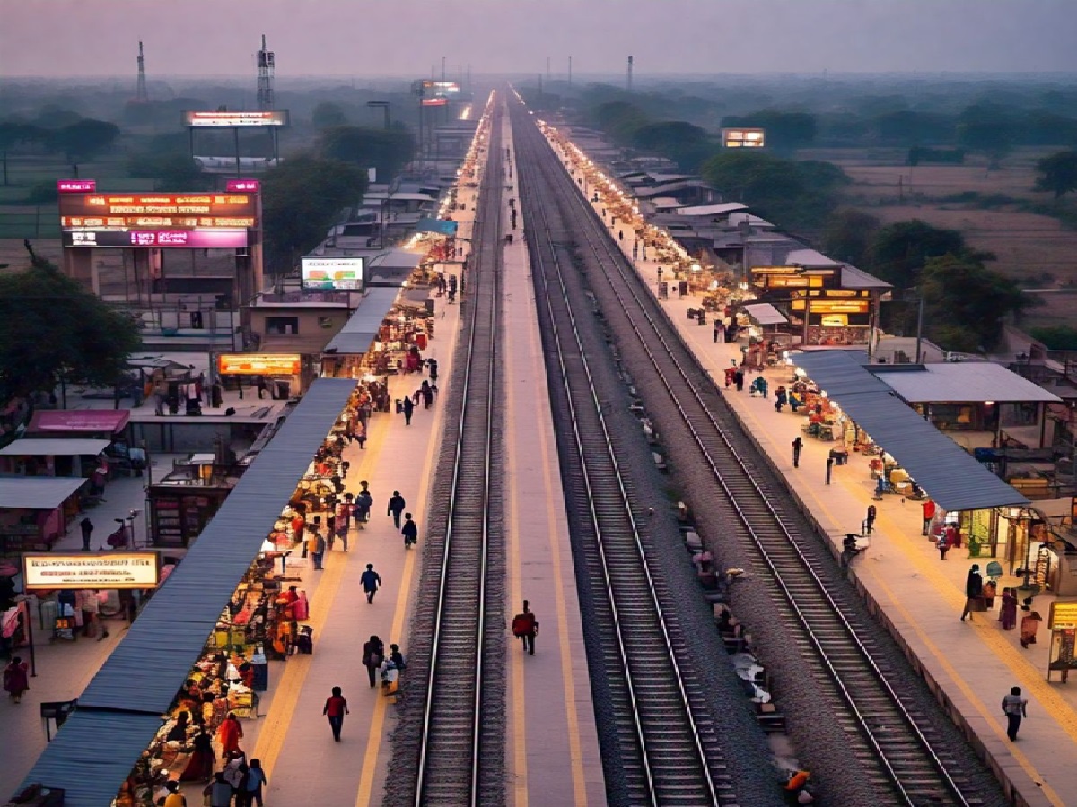 doubling of railway line between katra and tikri Gonda gorakhpur lko ...