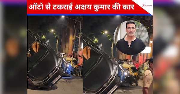 अक्षय कुमार की कार का हुआ एक्सीडेंट, ऑटो-रिक्शा से टकराई, सड़क पर मचा हड़कंप, VIDEO