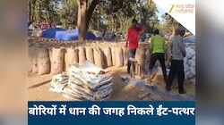 शहडोल में धान घोटाला! सरकारी बोरियों से अनाज की जगह निकले ईंट और पत्थर...