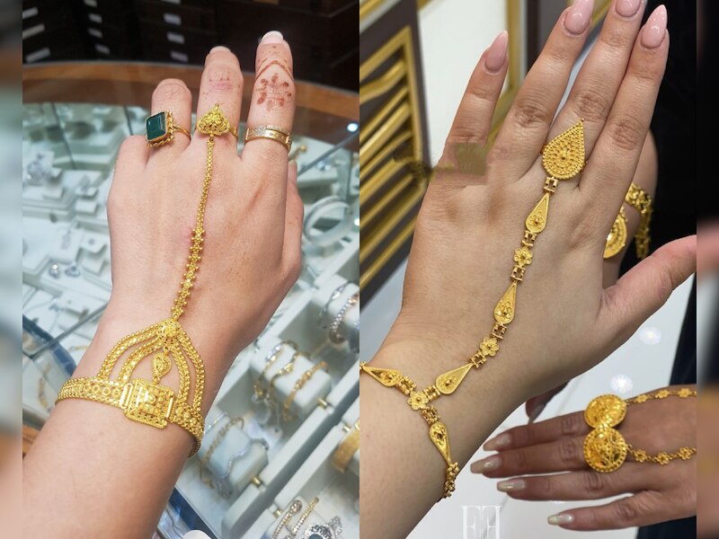 latest gold hathphool designs bridal gold hathphool jewellery design ...