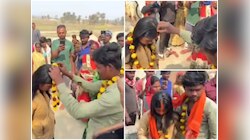 प्रेमिका से मिलने गया था, दुल्हन लेकर लौटा... वायरल हो गया चतरा का यह प्रेमी जोड़ा!